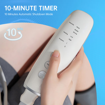 Intelligent Leg Massage Device - 3 Levels Of Pressure And Heat Therapy. Leg Relaxation Therapy Tool. Portable Leg Protection Tech.